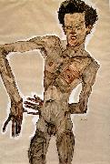 Egon Schiele Standing Male Nude Malmo Sweden oil painting reproduction